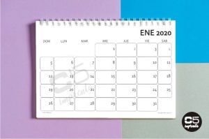 Organizador calendario